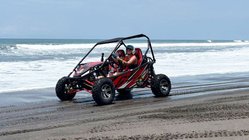 UTV Buggy Adventure Through Black Sand Beach Bali