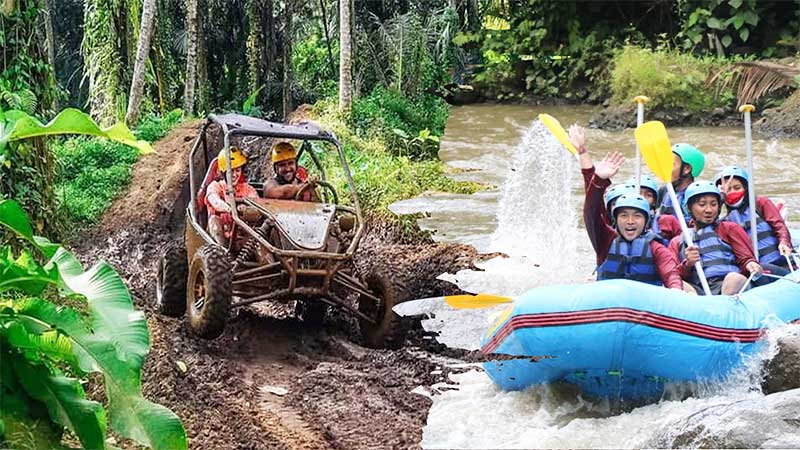 UTV Buggy Bali And Ayung Rafting