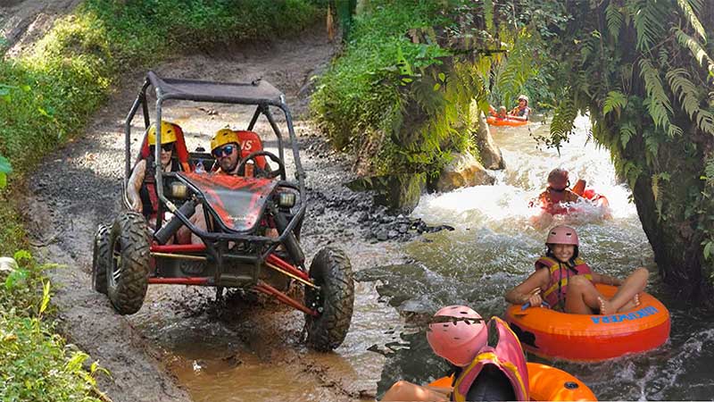 UTV Buggy Bali and Cave Tubing